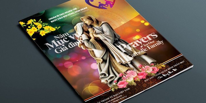 mẫu bìa tập san công giáo mừng xuân đinh dậu 2017