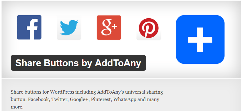 Plugin AddToAny Share Buttons