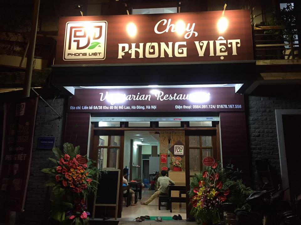 Toàn cảnh Nhà hàng Chay Phong Việt