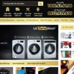 Demo website điện máy của Giuseart.com – Thiết kế website đẹp, chuẩn SEO uy tín