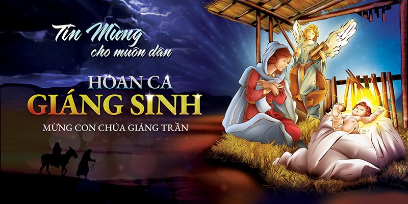 Phông sân khấu Giáng Sinh 2017