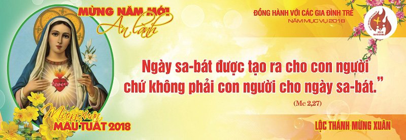 Lộc Thánh Mừng Xuân 2018 - mẫu 11