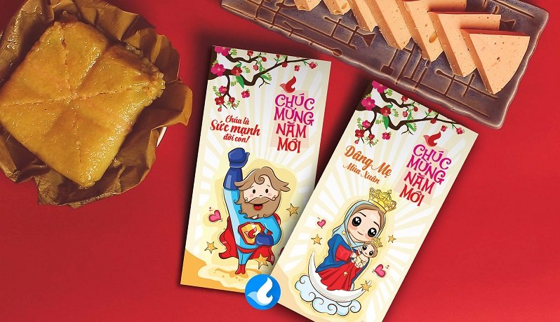 Bao lì xì công giáo 2019 - Thiết kế bởi GiuseArt