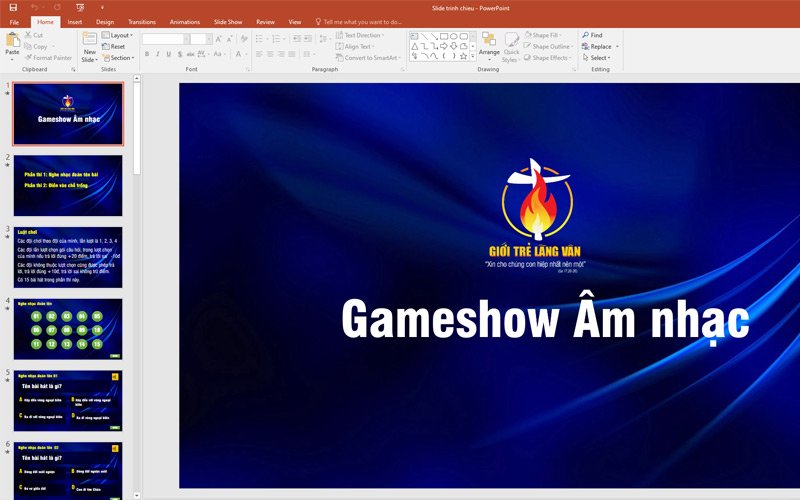 Gameshow Thánh Ca PowerPoint: \