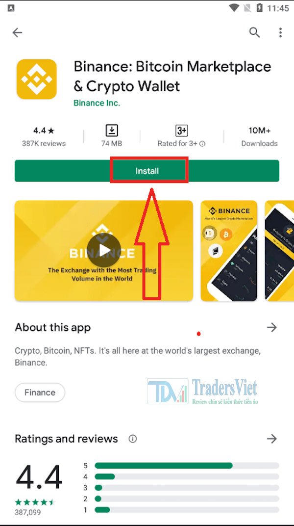 Giuseart.com - Hướng dẫn tải Binance trên điện thoại Android