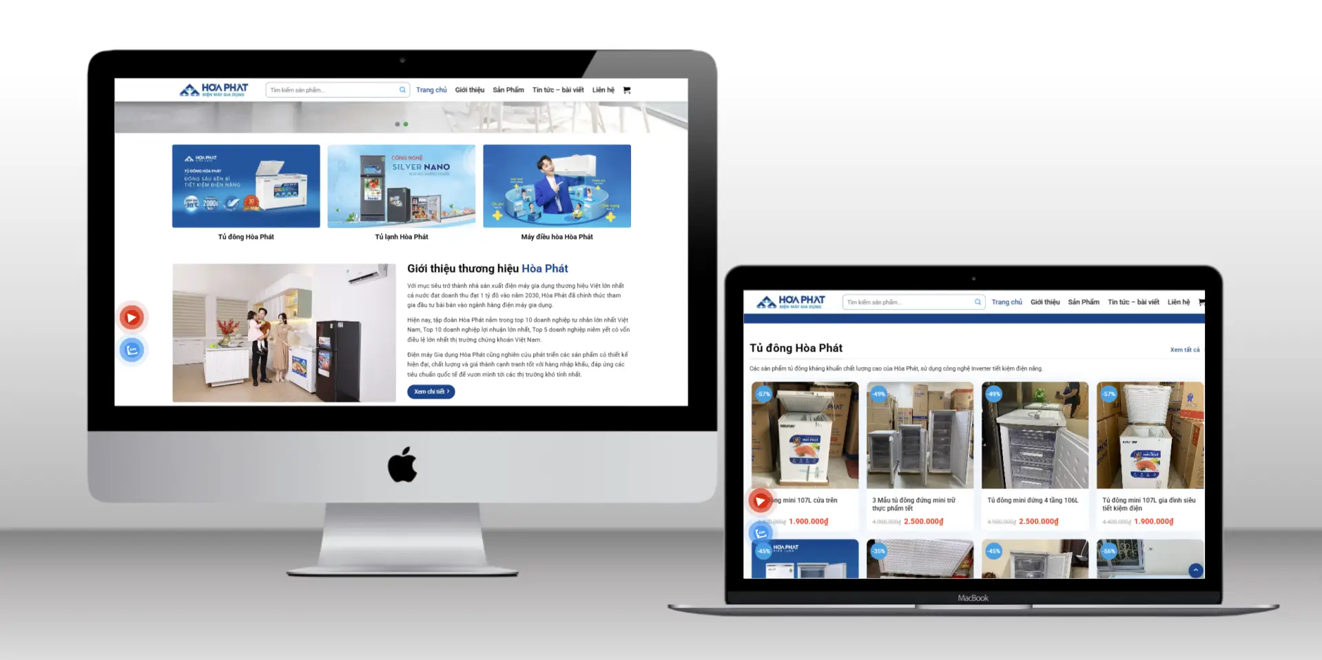 Giuseart.com - Website bán tủ đông tủ lạnh Hòa Phát