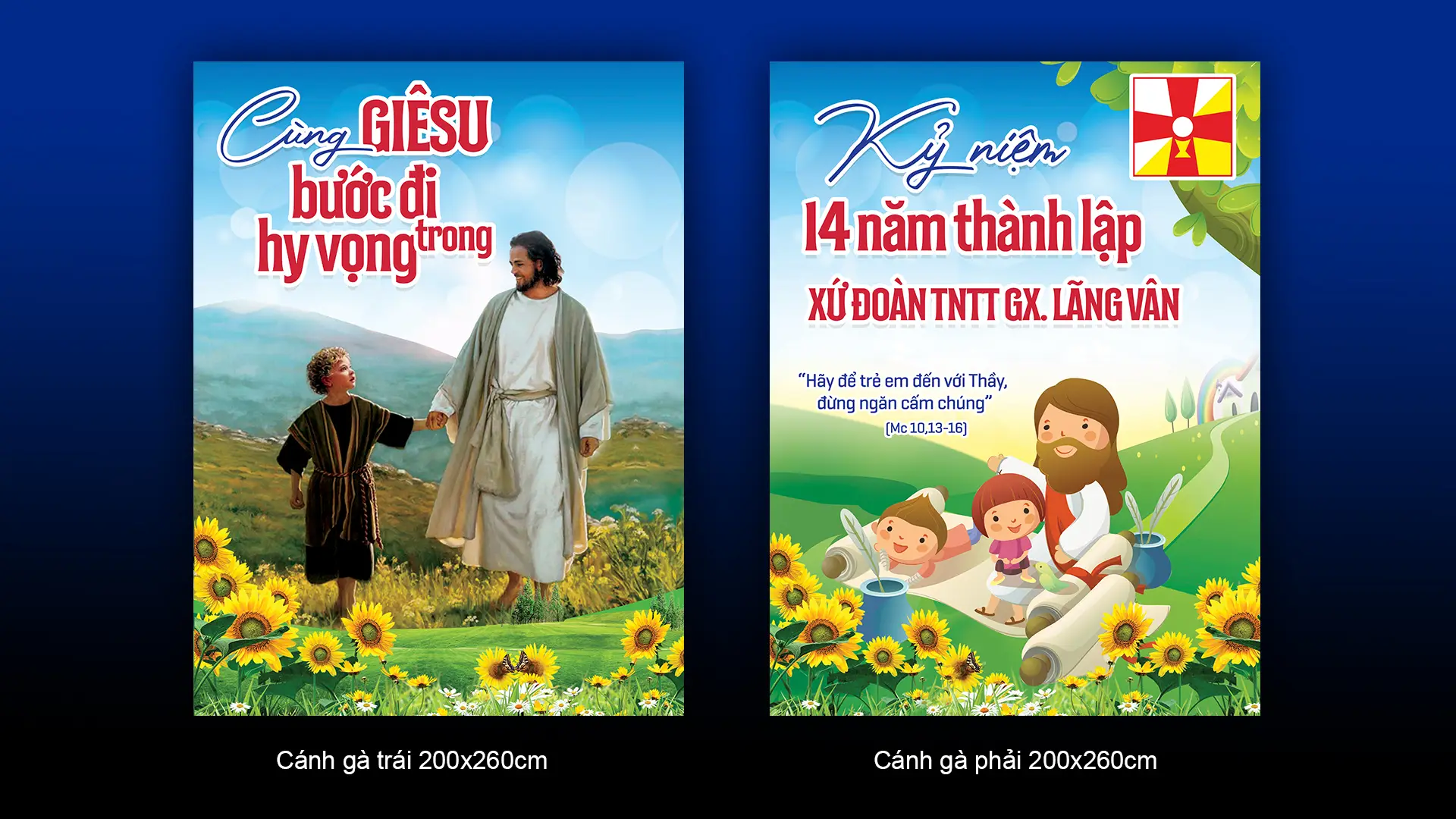 Giuseart.com - Phông sân khấu bổn mạng Thánh Maria Goretti