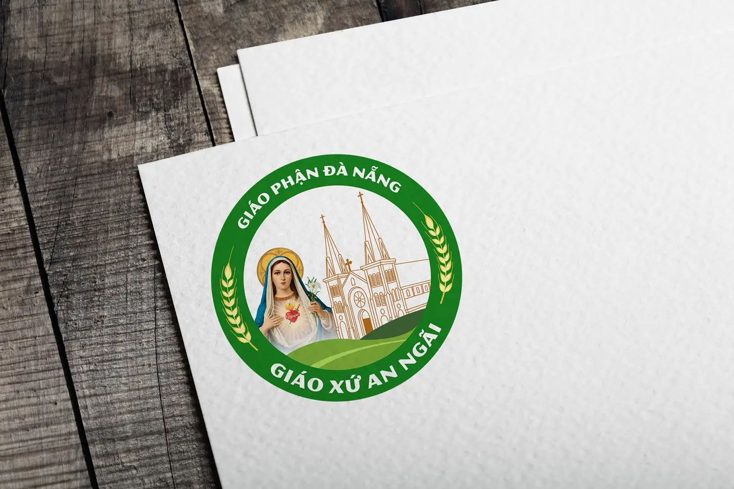 Giuseart.com---Thiết-kế-logo-giáo-xứ