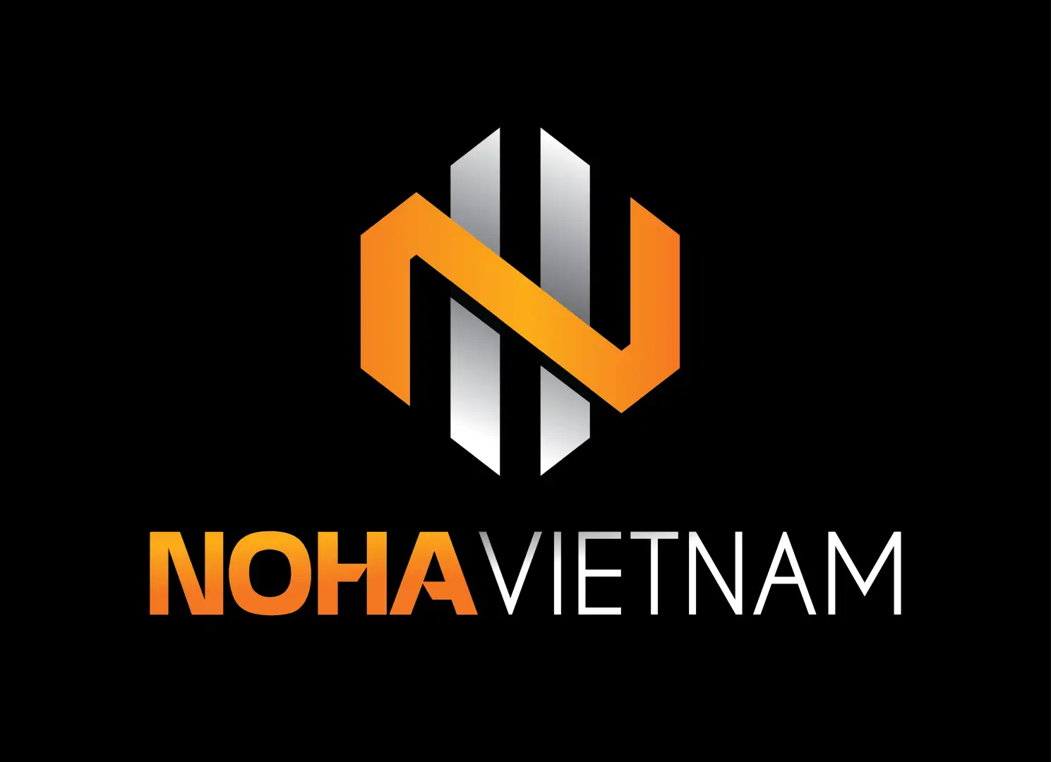 Giuseart.com - Logo NOHA trên nền tối