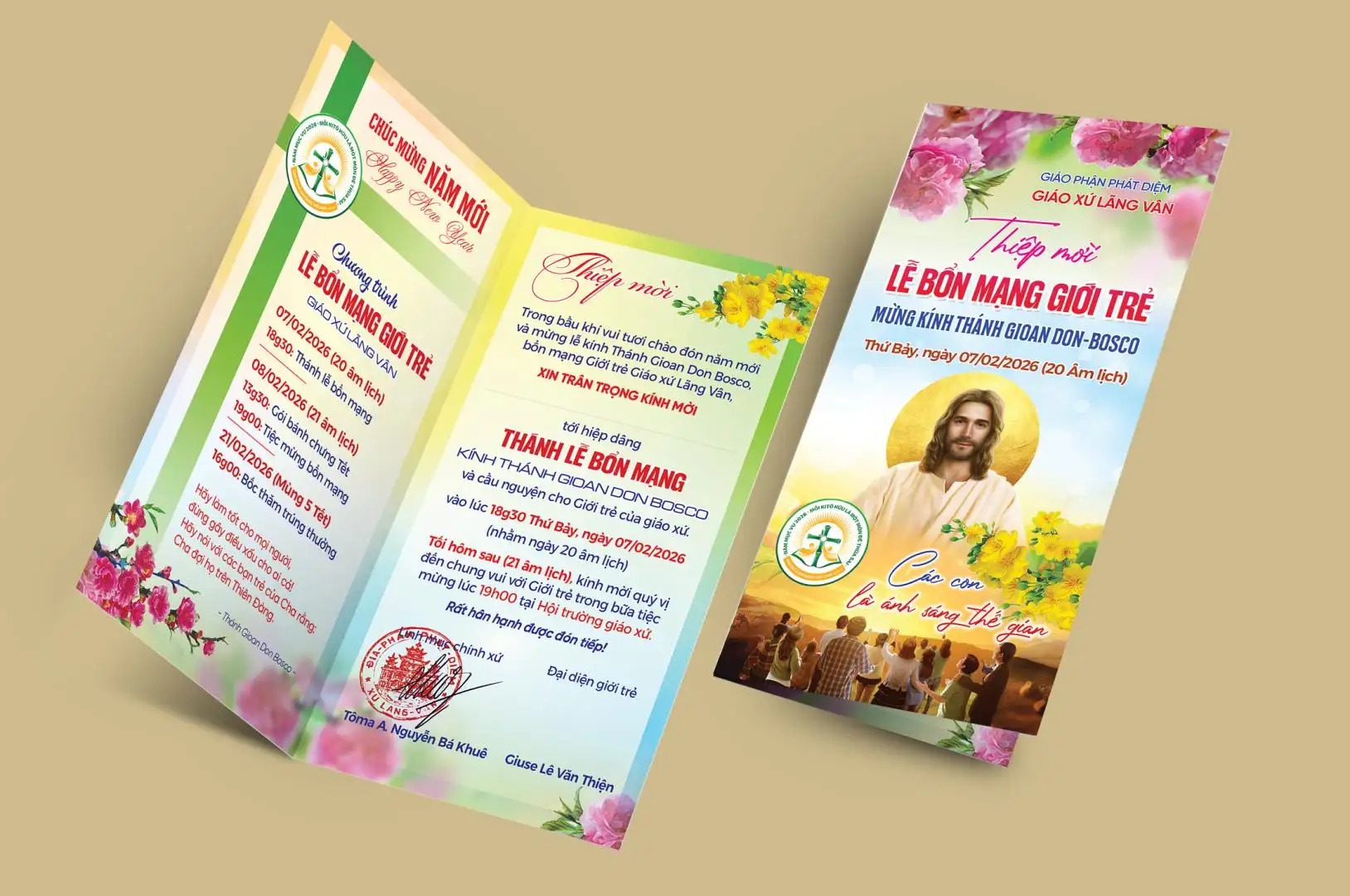 Giuseart.com - Thiệp mời bổn mạng giới trẻ