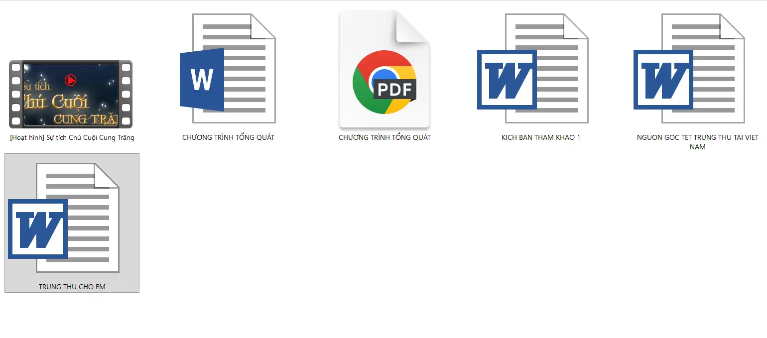 Giuseart.com - Chương trình trung thu cho em