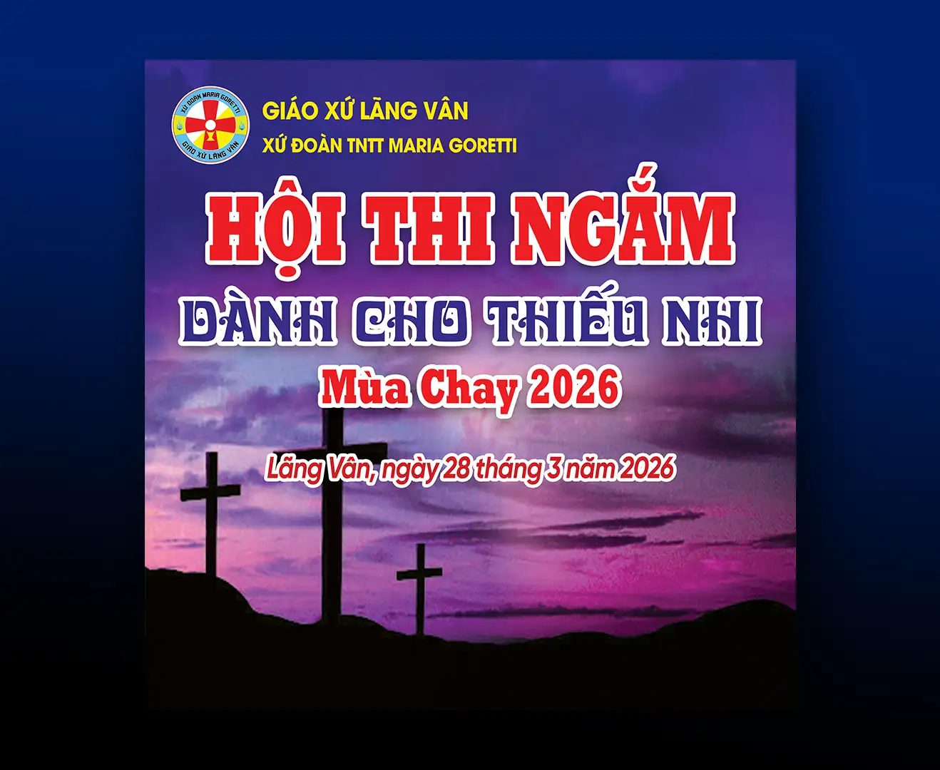 Giuseart.com - Phông thi ngắm mùa chay - dành cho trẻ em