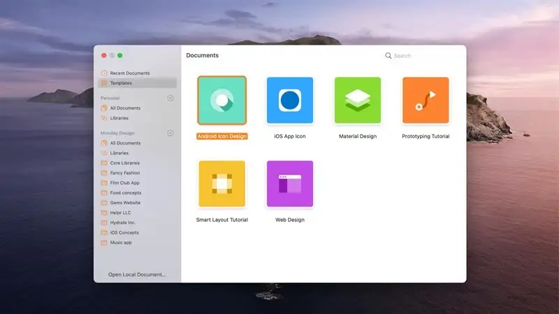 Giuseart.com - Thiết kế UX UI trên phần mềm Sketch